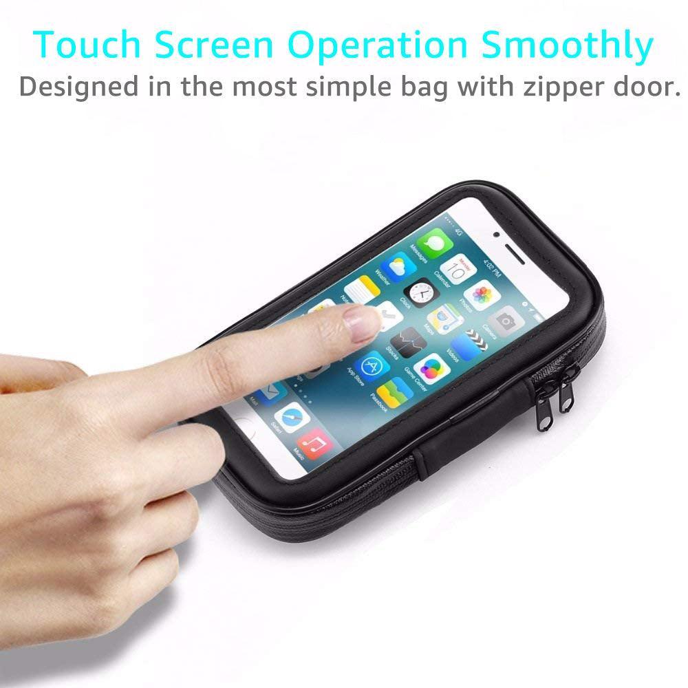 Motorcycle Telephone Holder Support Moto Bicycle Rear View Mirror - VirtuousWares.Store