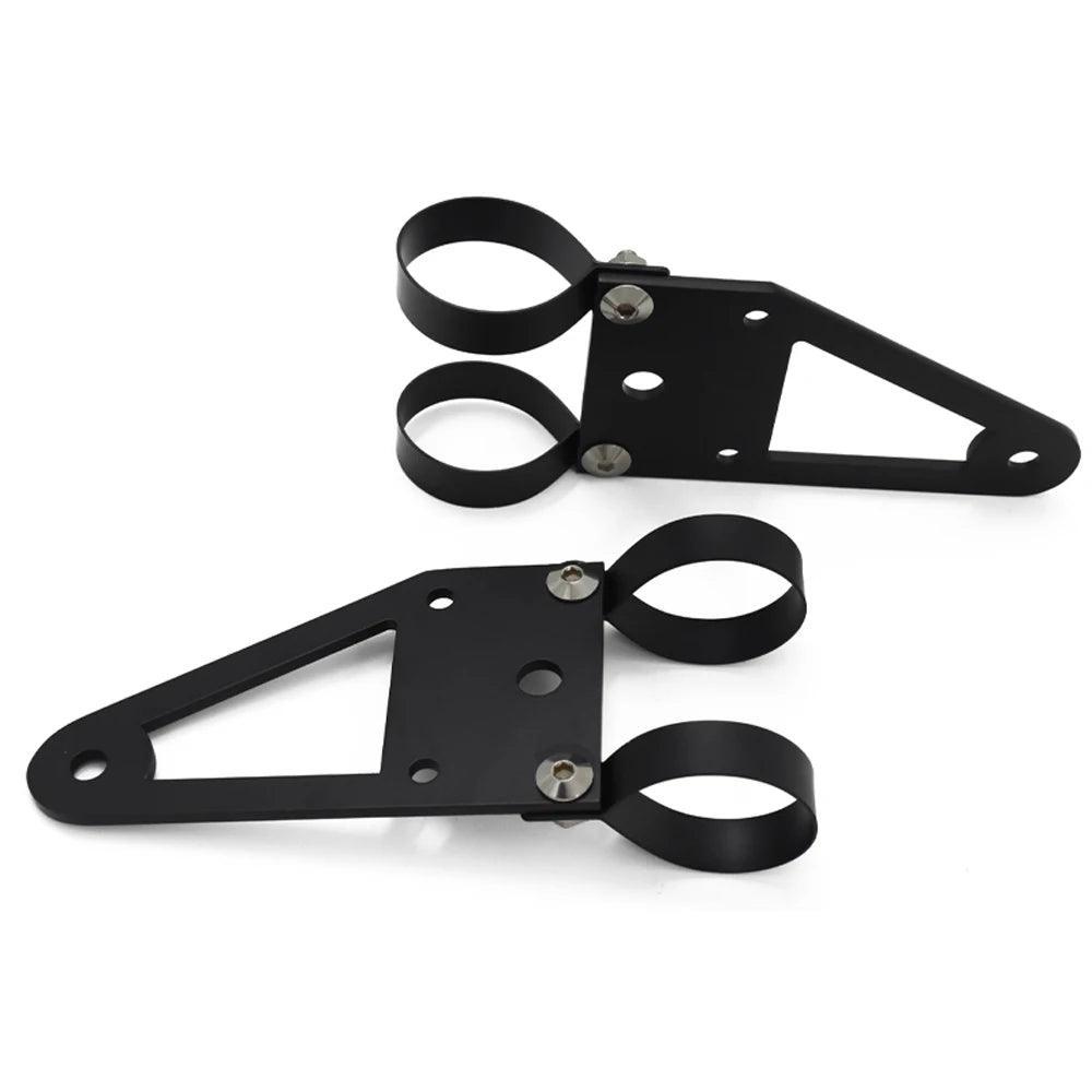 Motorcycle Universal Headlight Brackets Custom Lights Holder Support - VirtuousWares.Store