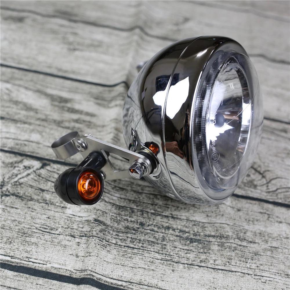 Motorcycle Universal Headlight Brackets Custom Lights Holder Support - VirtuousWares.Store
