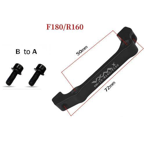 MTB Bike Disc Brake Rotors Front/ Rear 160/180/203mm Caliper Adapter - VirtuousWares.Store