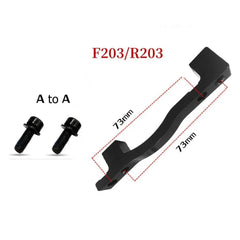MTB Bike Disc Brake Rotors Front/ Rear 160/180/203mm Caliper Adapter - VirtuousWares.Store
