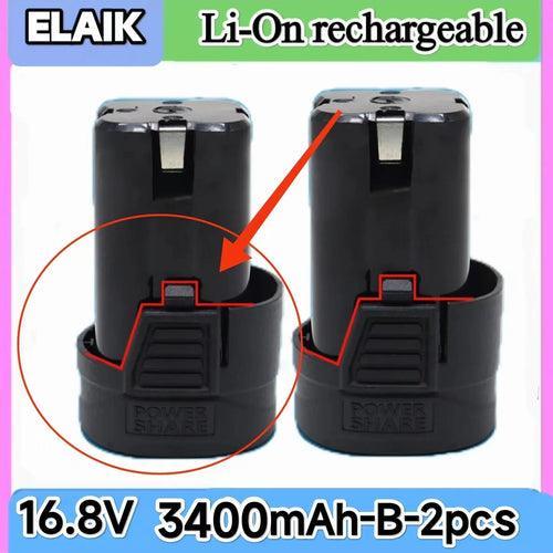 New 16.8v 3400mAh Universal Rechargeable Lithium Battery For Power - VirtuousWares.Store