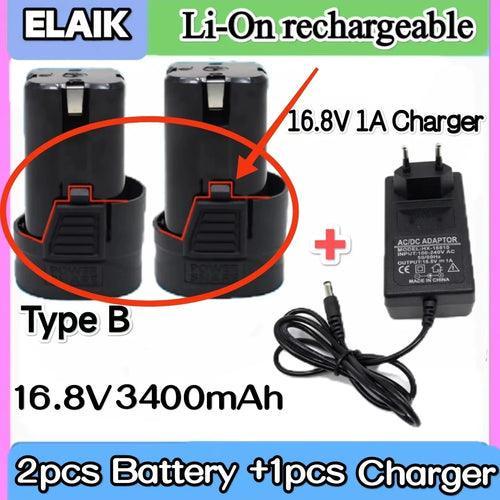 New 16.8v 3400mAh Universal Rechargeable Lithium Battery For Power - VirtuousWares.Store