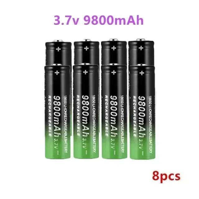 New 18650 Li-Ion battery 9800mah rechargeable battery 3.7V for LED - VirtuousWares.Store