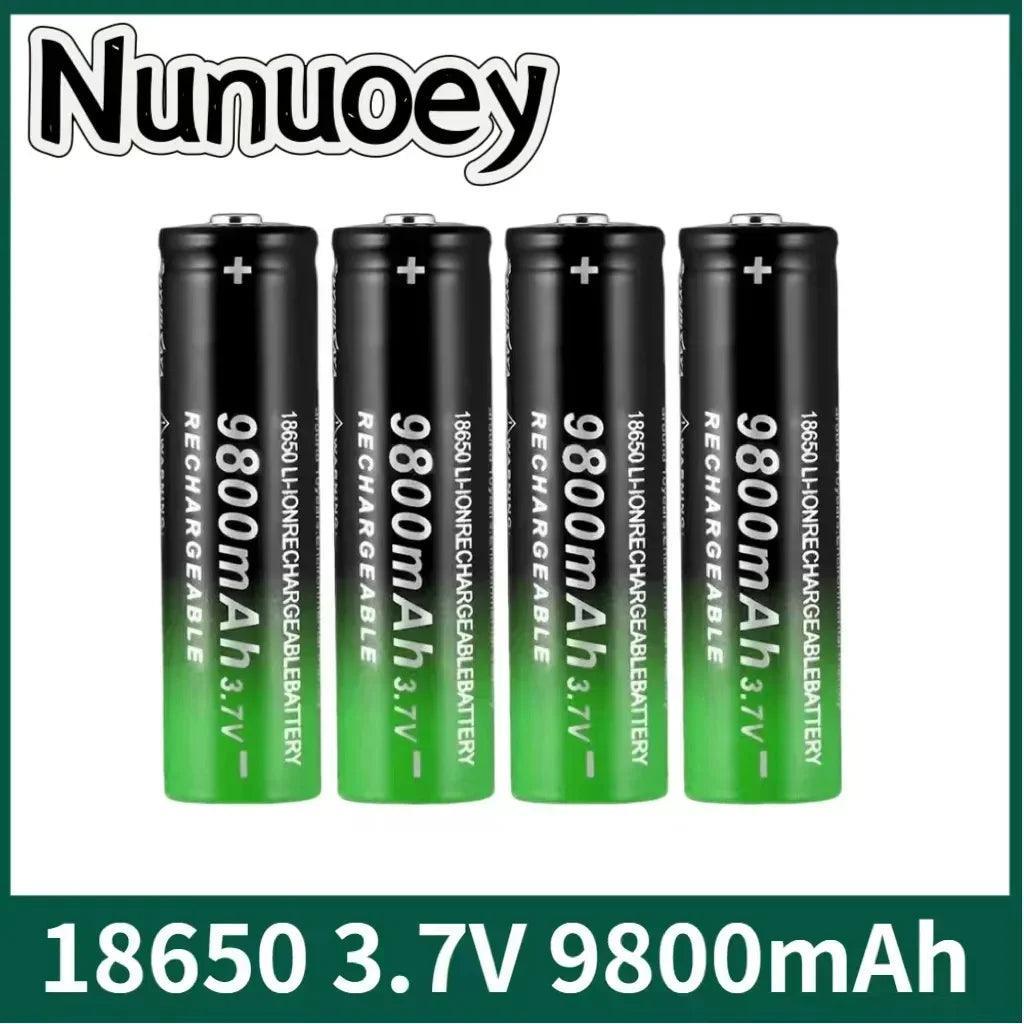 New 18650 Li-Ion battery 9800mah rechargeable battery 3.7V for LED - VirtuousWares.Store