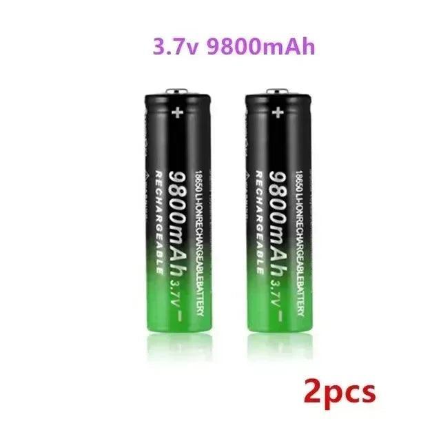 New 18650 Li-Ion battery 9800mah rechargeable battery 3.7V for LED - VirtuousWares.Store