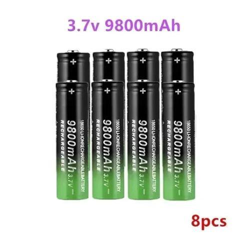 New 18650 Li-Ion battery 9800mah rechargeable battery 3.7V for LED - VirtuousWares.Store