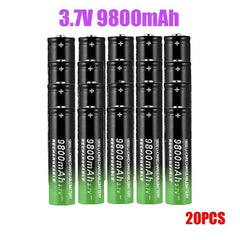 New 18650 Li-Ion battery 9800mah rechargeable battery 3.7V for LED - VirtuousWares.Store