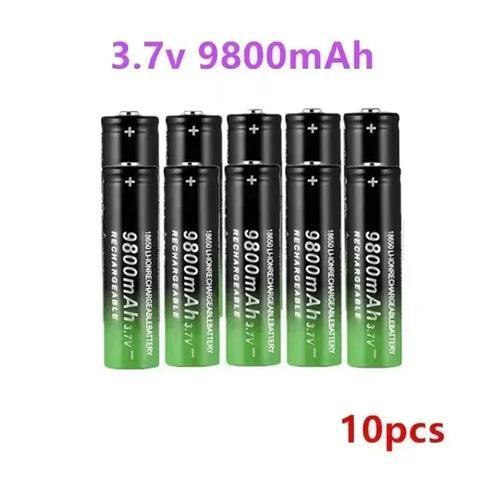 New 18650 Li-Ion battery 9800mah rechargeable battery 3.7V for LED - VirtuousWares.Store