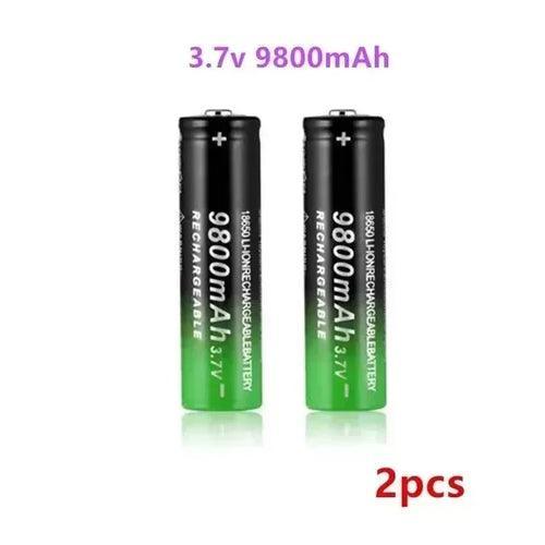 New 18650 Li-Ion battery 9800mah rechargeable battery 3.7V for LED - VirtuousWares.Store