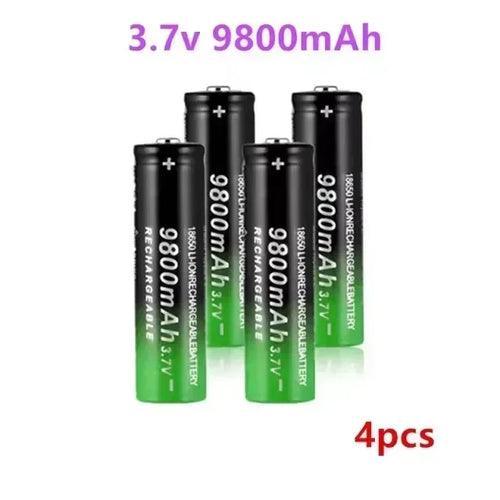 New 18650 Li-Ion battery 9800mah rechargeable battery 3.7V for LED - VirtuousWares.Store