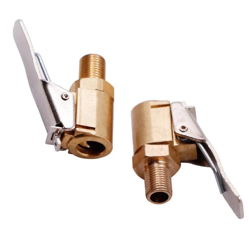 New Advanced Car Tire Air Chuck Inflator Pump Valve Connector Clip-on - VirtuousWares.Store