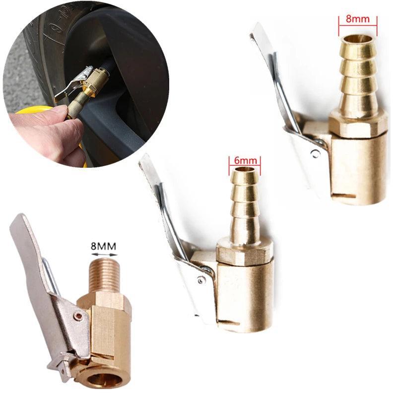 New Advanced Car Tire Air Chuck Inflator Pump Valve Connector Clip-on - VirtuousWares.Store