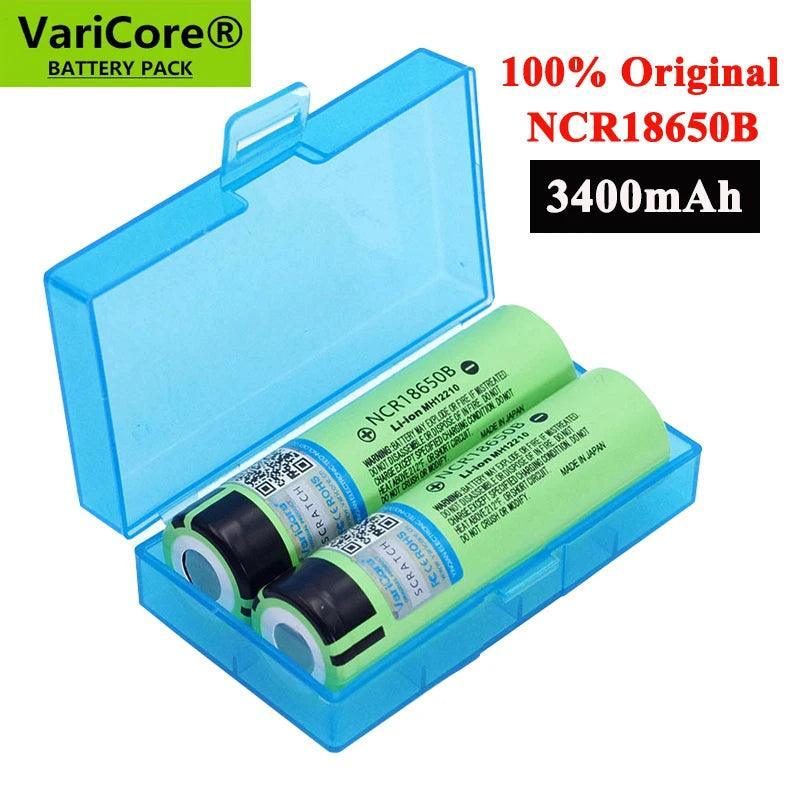 New Original 18650 NCR18650B Rechargeable Li-ion battery 3.7V 3400mAh - VirtuousWares.Store