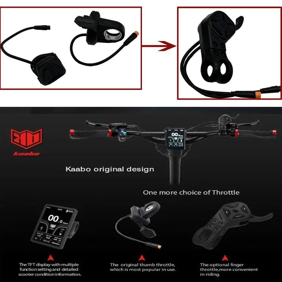 New TFT Display Integrated Accelerator Thumb Throttle Trigger Original - VirtuousWares.Store