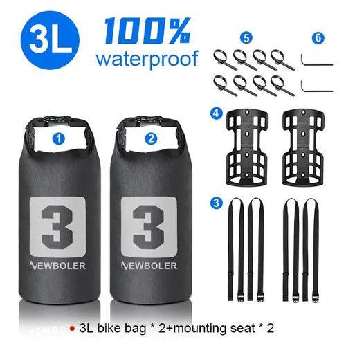NEWBOLER Portable Waterproof Bike Fork Bags 3L Portable Bike Bags - VirtuousWares.Store