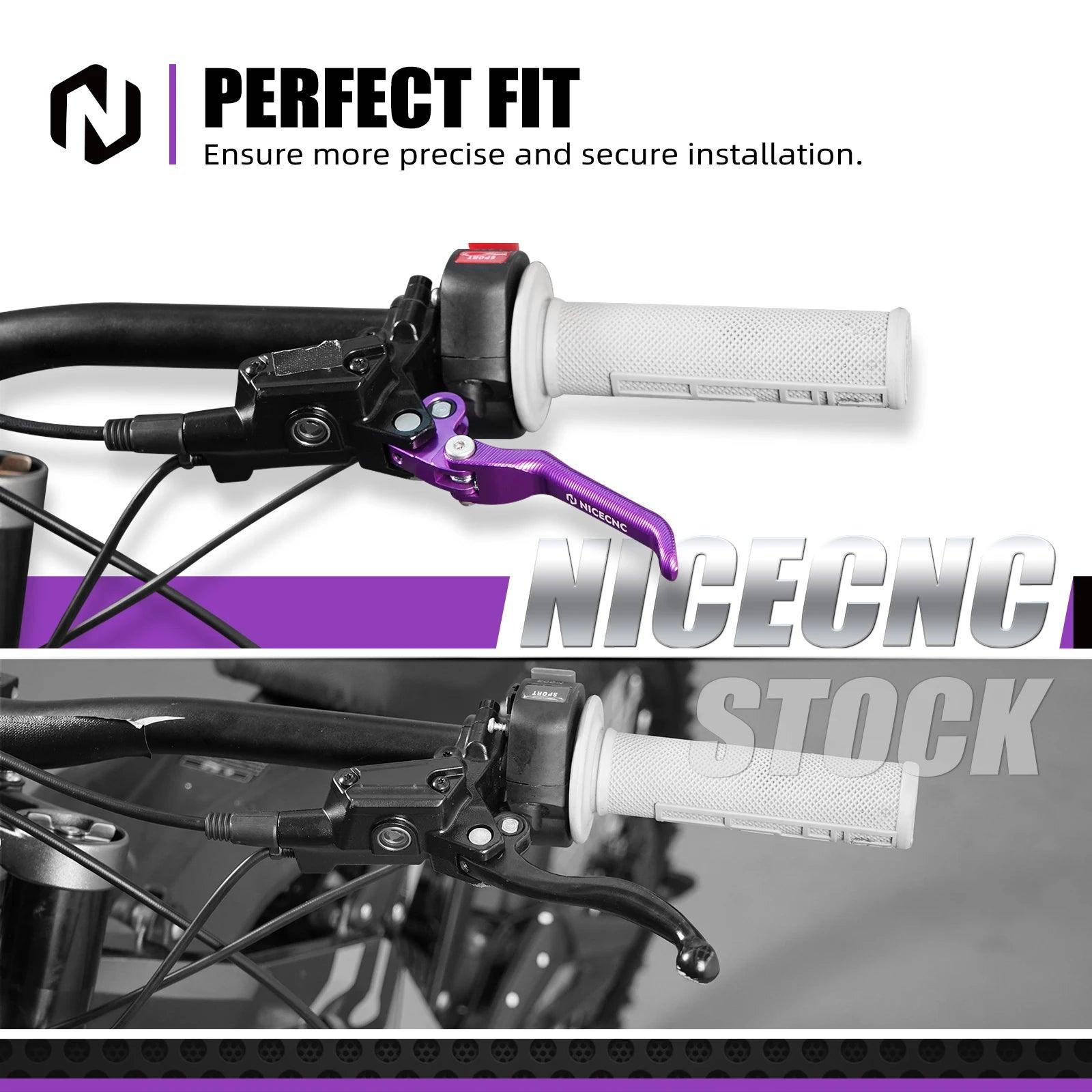 NICECNC Electric Dirt Bike Front Rear Brake Lever Kit Aluminum For - VirtuousWares.Store
