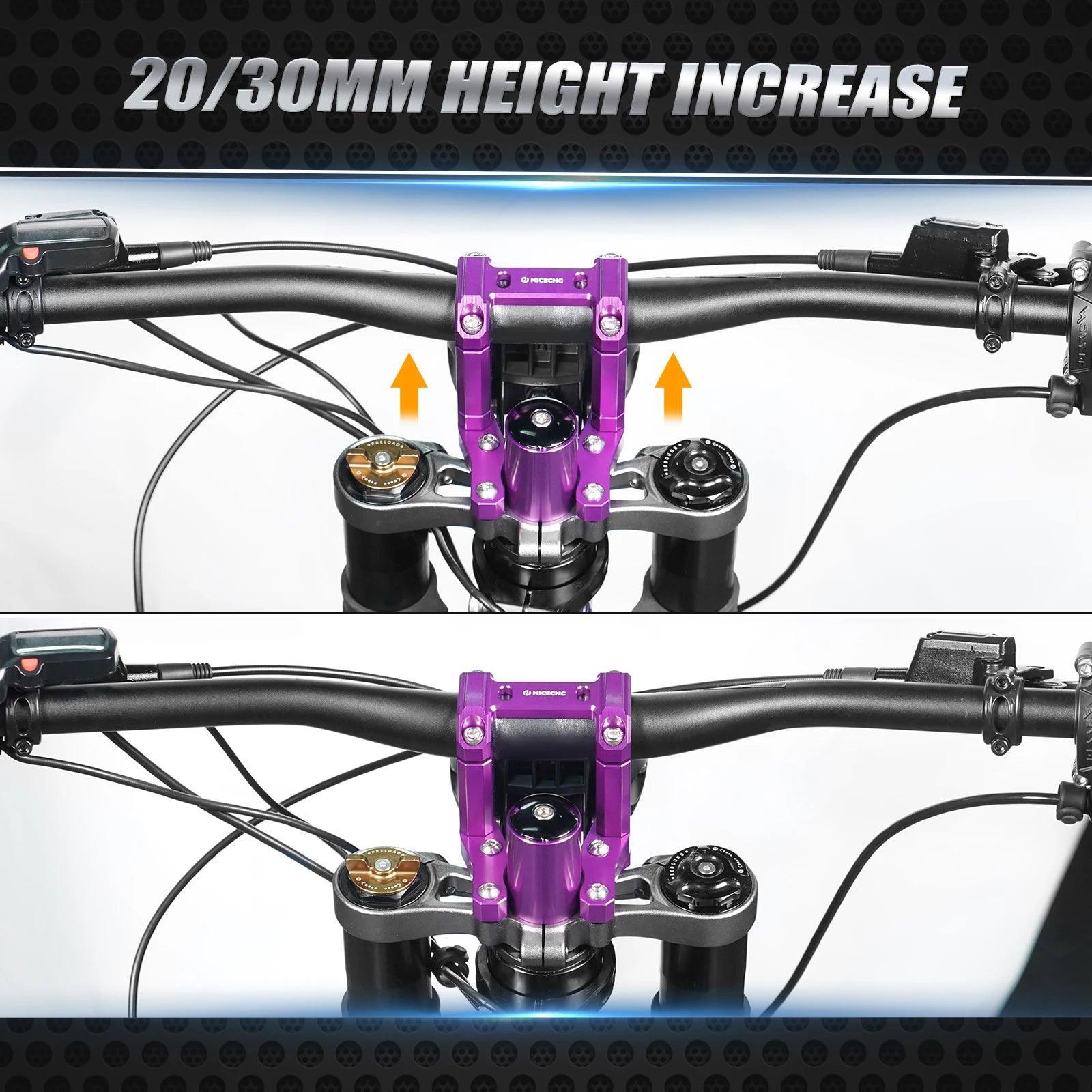 NiceCNC For Surron Light Bee X 20/30MM Handlebar Bar Riser Mount - VirtuousWares.Store