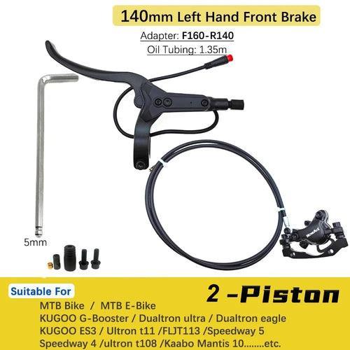 NowAct 2 Piston Electric E-Bike Scooter Disc Brake Hydraulic Bicycle - VirtuousWares.Store