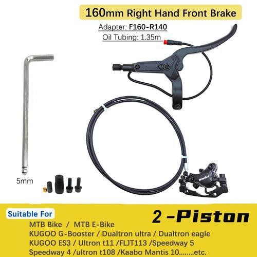 NowAct 2 Piston Electric E-Bike Scooter Disc Brake Hydraulic Bicycle - VirtuousWares.Store