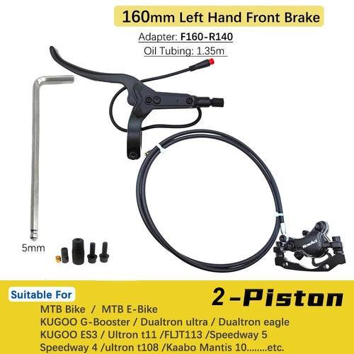 NowAct 2 Piston Electric E-Bike Scooter Disc Brake Hydraulic Bicycle - VirtuousWares.Store