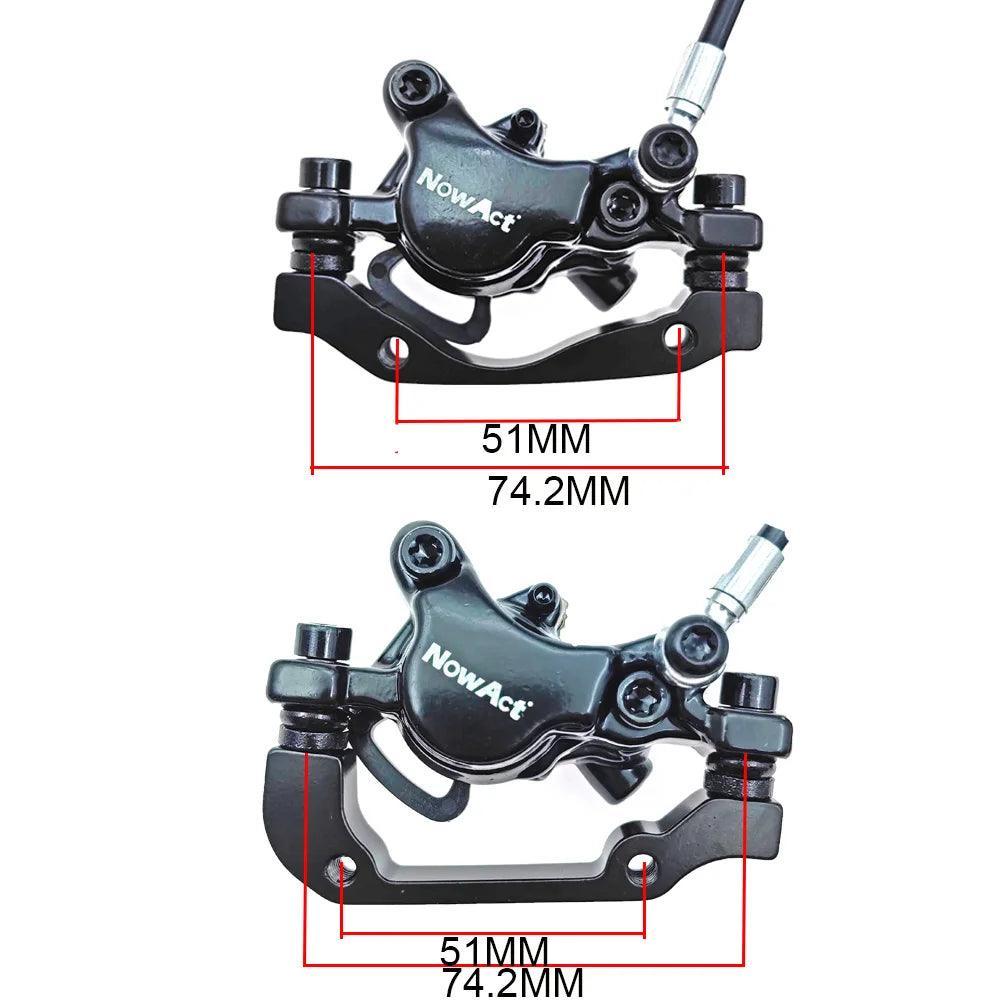 NowAct 2 Piston Electric E-Bike Scooter Disc Brake Hydraulic Bicycle - VirtuousWares.Store