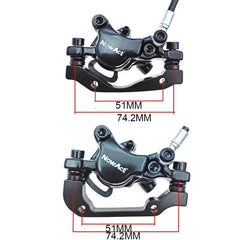 NowAct 2 Piston Electric E-Bike Scooter Disc Brake Hydraulic Bicycle - VirtuousWares.Store
