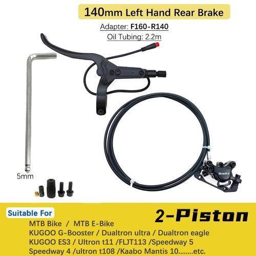 NowAct 2 Piston Electric E-Bike Scooter Disc Brake Hydraulic Bicycle - VirtuousWares.Store