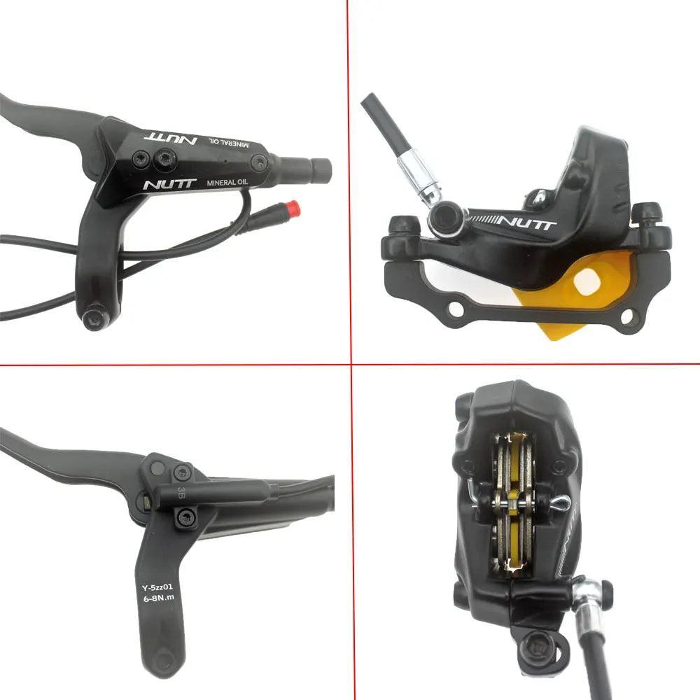 NUTT 4 Piston Y-5 Electric E-Bike Scooter Disc Brake Hydraulic Bicycle - VirtuousWares.Store