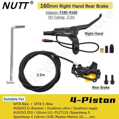 NUTT 4 Piston Y-5 Electric E-Bike Scooter Disc Brake Hydraulic Bicycle - VirtuousWares.Store