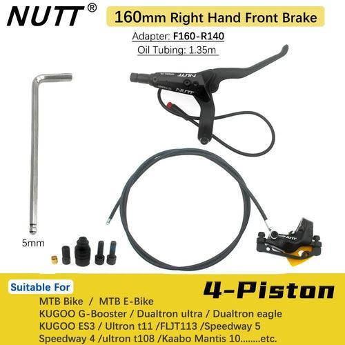 NUTT 4 Piston Y-5 Electric E-Bike Scooter Disc Brake Hydraulic Bicycle - VirtuousWares.Store