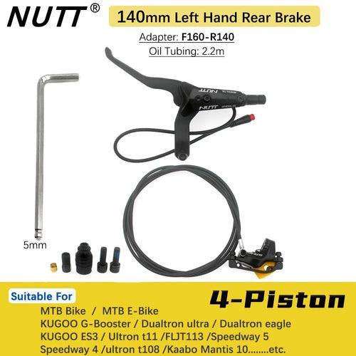 NUTT 4 Piston Y-5 Electric E-Bike Scooter Disc Brake Hydraulic Bicycle - VirtuousWares.Store