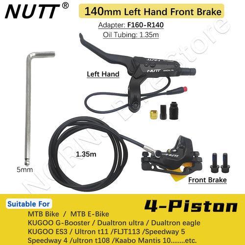 NUTT 4 Piston Y-5 Electric E-Bike Scooter Disc Brake Hydraulic Bicycle - VirtuousWares.Store
