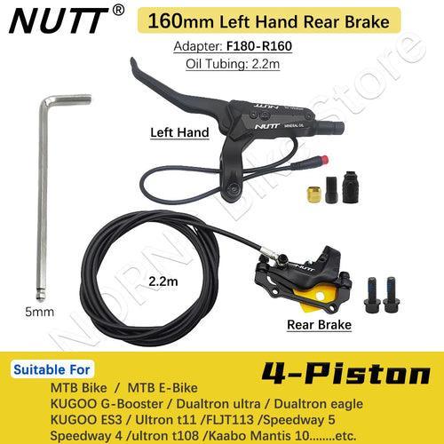 NUTT 4 Piston Y-5 Electric E-Bike Scooter Disc Brake Hydraulic Bicycle - VirtuousWares.Store