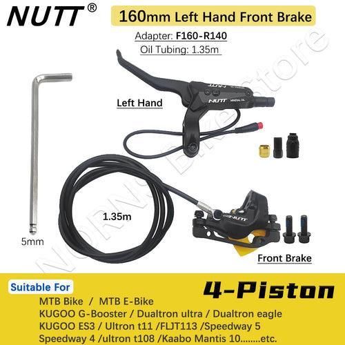 NUTT 4 Piston Y-5 Electric E-Bike Scooter Disc Brake Hydraulic Bicycle - VirtuousWares.Store