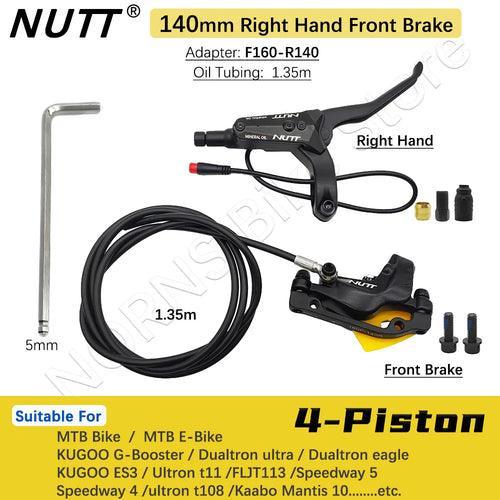 NUTT 4 Piston Y-5 Electric E-Bike Scooter Disc Brake Hydraulic Bicycle - VirtuousWares.Store