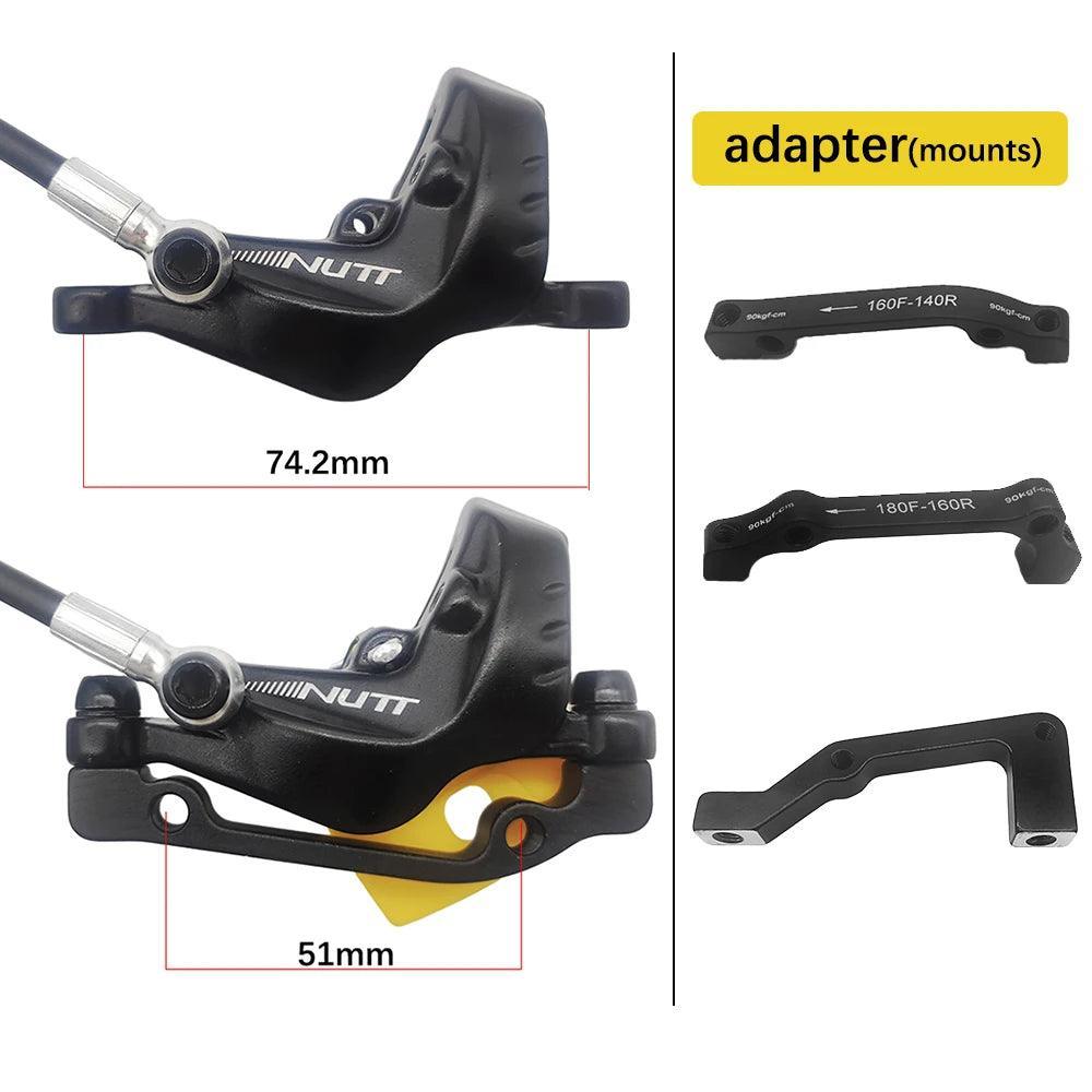 NUTT 4 Piston Y-5 Electric E-Bike Scooter Disc Brake Hydraulic Bicycle - VirtuousWares.Store