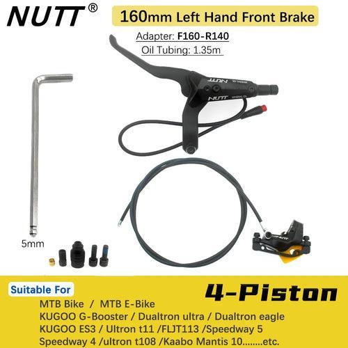 NUTT 4 Piston Y-5 Electric E-Bike Scooter Disc Brake Hydraulic Bicycle - VirtuousWares.Store
