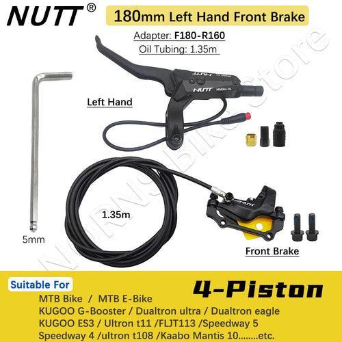 NUTT 4 Piston Y-5 Electric E-Bike Scooter Disc Brake Hydraulic Bicycle - VirtuousWares.Store