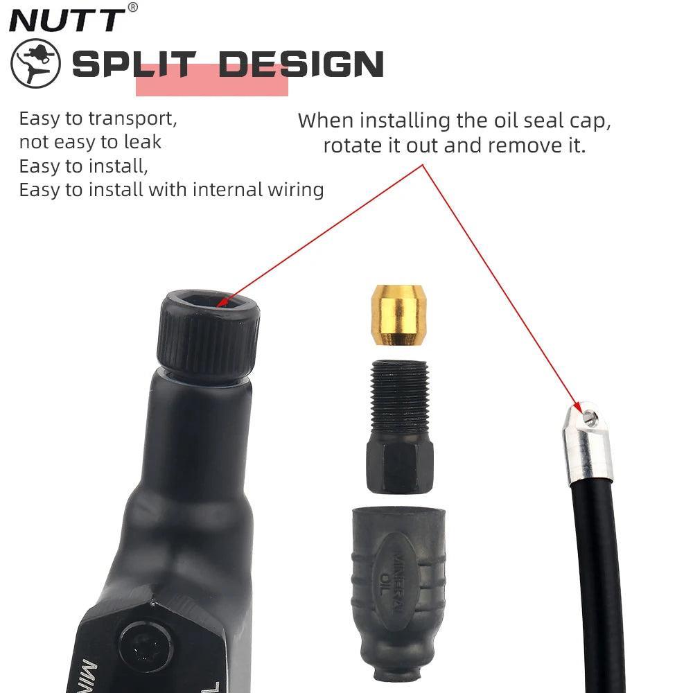 NUTT 4 Piston Y5ZS-1 E-Bike Scooter Disc Brake Hydraulic Bicycle For - VirtuousWares.Store