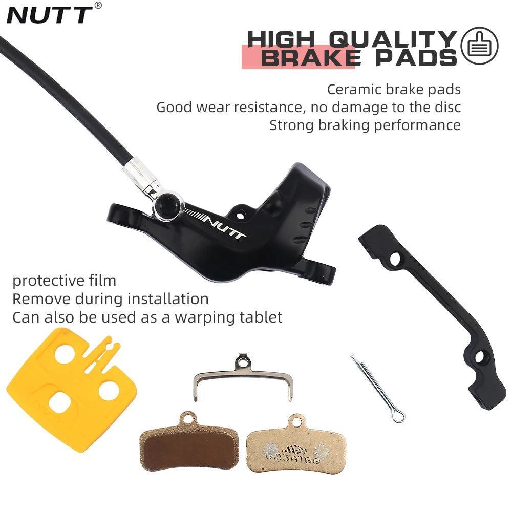 NUTT 4 Piston Y5ZS-1 E-Bike Scooter Disc Brake Hydraulic Bicycle For - VirtuousWares.Store
