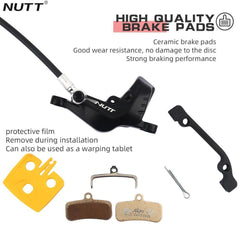 NUTT 4 Piston Y5ZS-1 E-Bike Scooter Disc Brake Hydraulic Bicycle For - VirtuousWares.Store