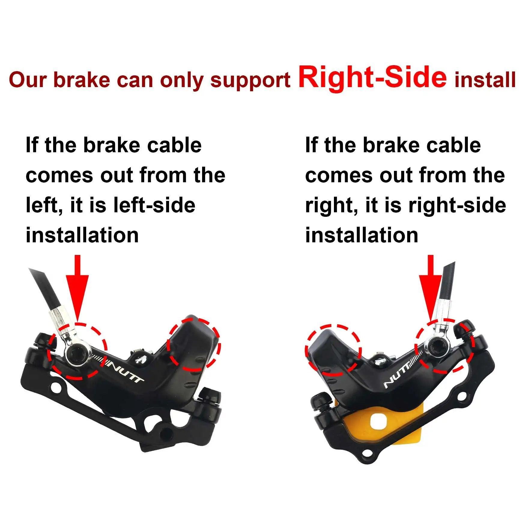 NUTT Y5ZS Power-off Four-Piston Hydraulic Disc Brake Electric - VirtuousWares.Store