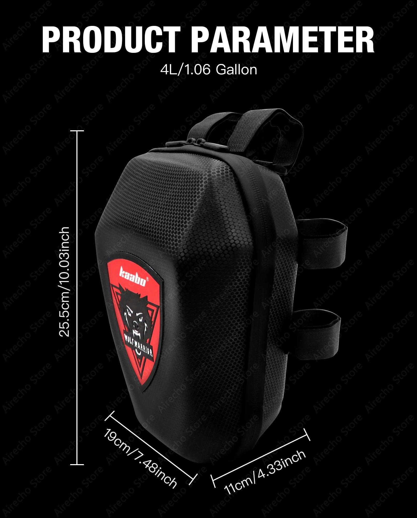 Original 4L Scooter Bag For Kaabo Wolf Warrior Wolf King GTR Electric - VirtuousWares.Store