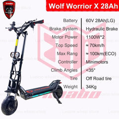 Original 60V 28Ah Battery for the kaabo Wolf Warrior X Pro Electric - VirtuousWares.Store