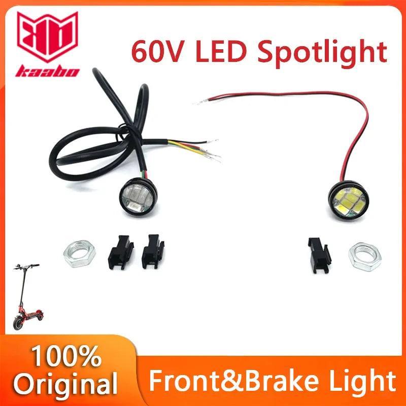 Original 60V LED Spotlight for Kaabo Mantis 10 E-Scooter Deck Front - VirtuousWares.Store
