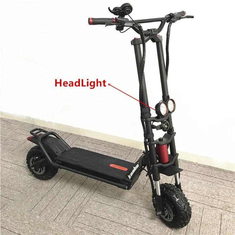 Original Head Light Assembly For Kaabo Wolf Warrior Electric Scooter - VirtuousWares.Store