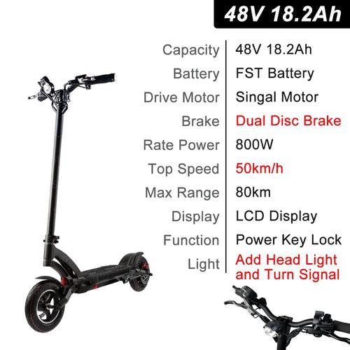 Original Kaabo Mantis 10 Scooter!' 10inch Single Motor E-scooter 800W 48V 18.2Ah - VirtuousWares:Global