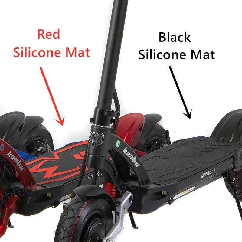 Original Kaabo Silicone Red Mat for Mantis Kickscooter Black Foot Pad - VirtuousWares.Store