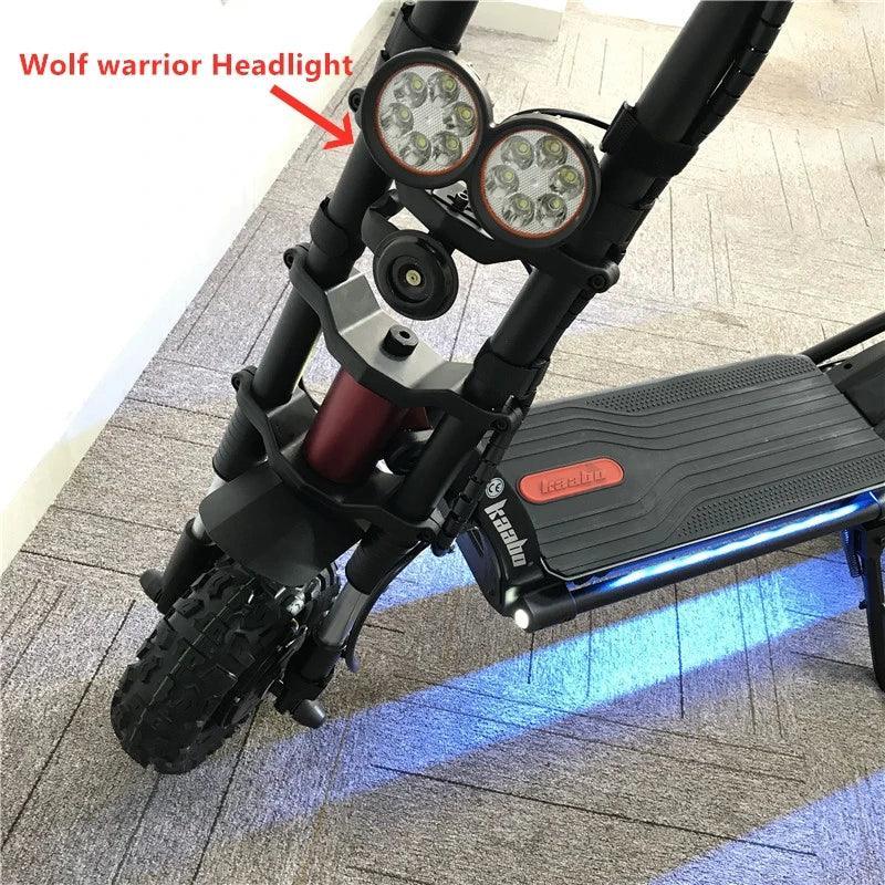 Original Kaabo Wolf Warrior Head Light Assembly Wolf King Wolf X Smart - VirtuousWares.Store